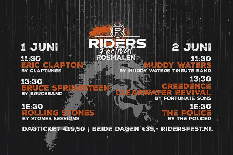 RIDERS Festival; een waar Tribute Festival voor de muziekliefhebber