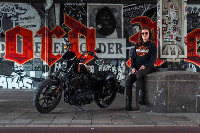 Harley-Davidson zit bij Rebel Girl Mariëlle in het bloed