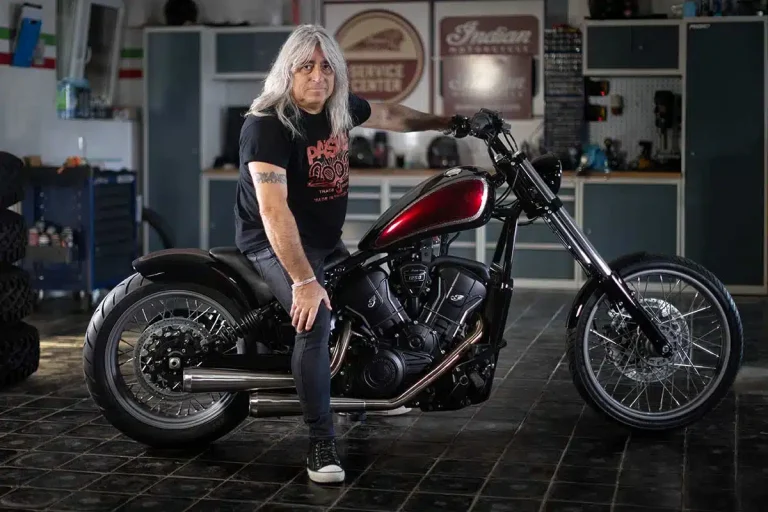 Scorpion-drummer Mikkey Dee’s gekortwiekte Indian Scout