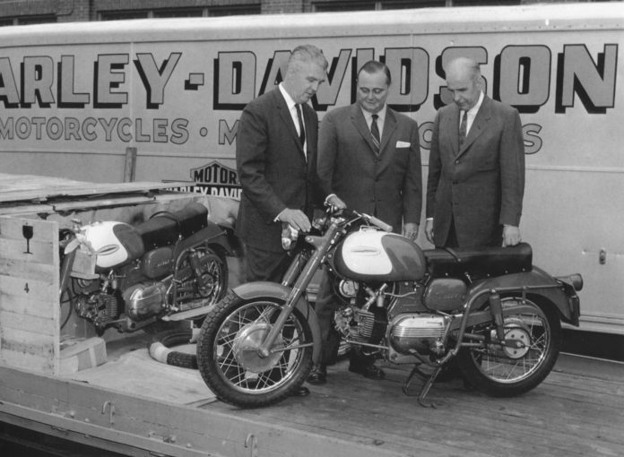 Historie Harley-Davidson ééncilinders