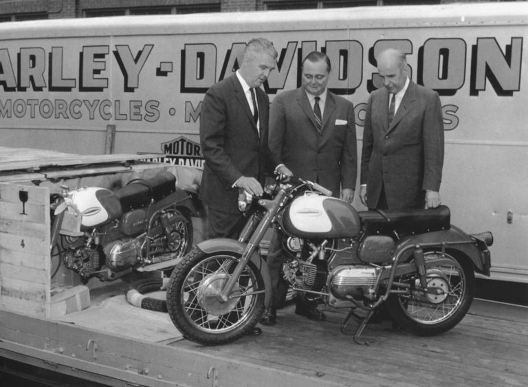 Historie Harley-Davidson ééncilinders