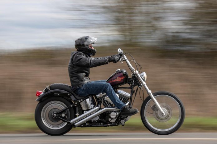 Gary’s Softail chopper: Un Poco Loco