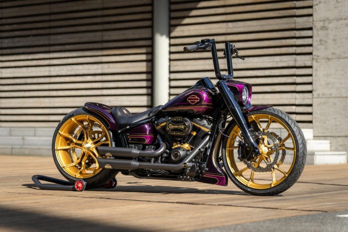 customized Harley-Davidson Softail Fat Boy 114