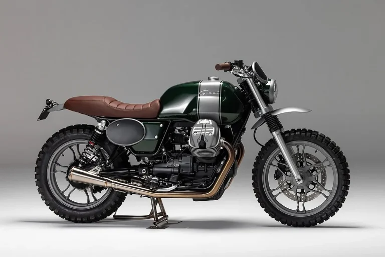 De Unieke Moto Guzzi V7 III Stone Scrambler: Black Cycles’ Meesterwerk