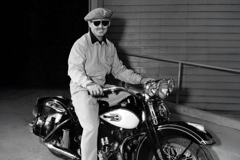 Stars on Bikes – Hollywood-acteur Clark Gable