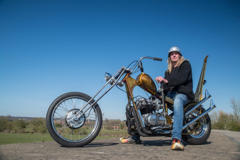 Marks psychedelische CB550: schakelen op Klompen