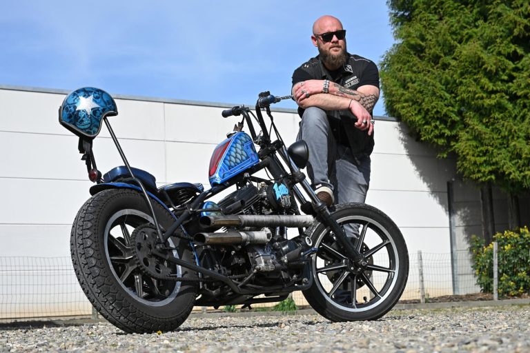 The sound of freedom: van Lev mag je best lachen om zijn chopper…