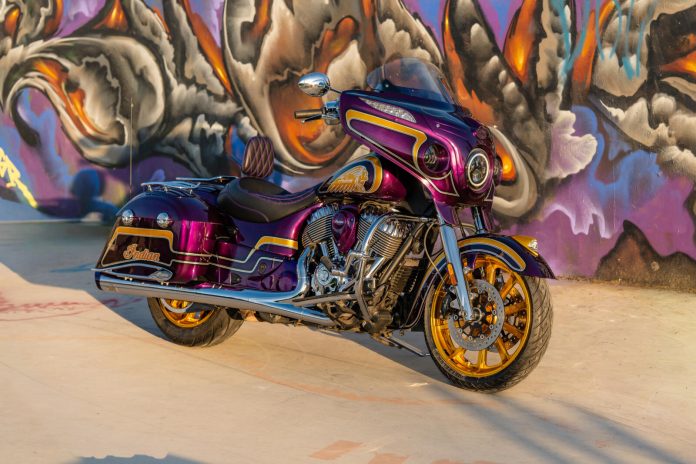 Hermans Indian Chieftain in Deep Purple
